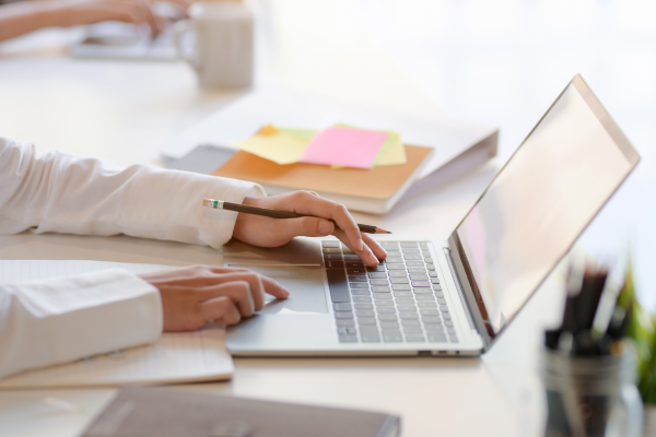 person using a computer